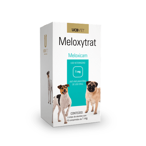 Anti-Inflamatório Meloxytrat 1mg C/10 comp. UCBVET