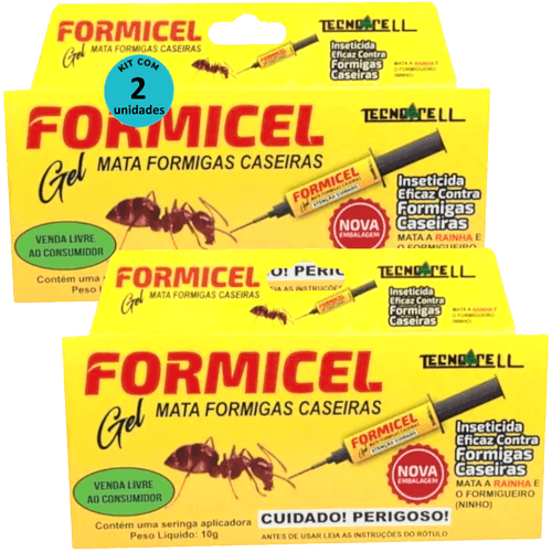 Kit Bisnaga Formicel Tecnocell 10g C/ 2 unidades