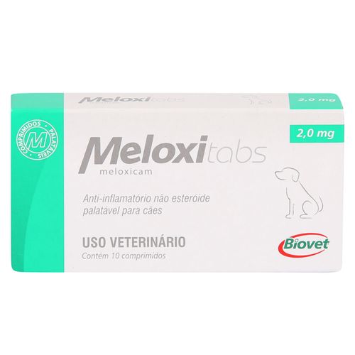 Meloxitabs Biovet 2mg c/ 10 Comprimidos