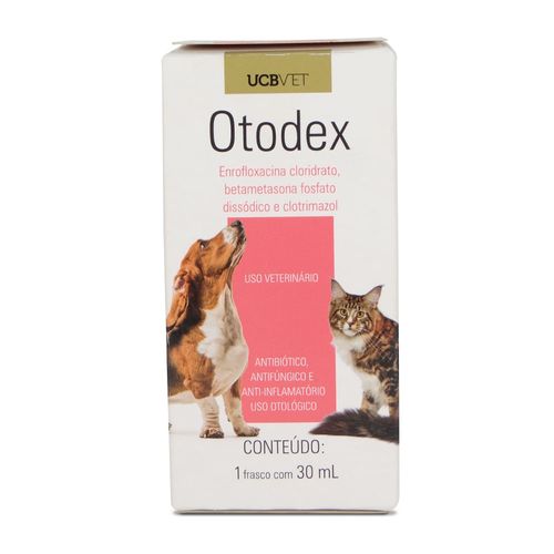 Anti-Inflamatório Otodex UCBVET 30ml Anti-Inflamatório Otodex UCBVET 30ml