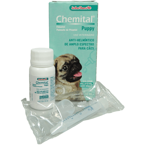 Vermífugo Chemital Puppy Para Cães 20ml