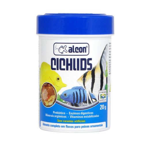 Ração Alcon Cichlids Flocos 20g