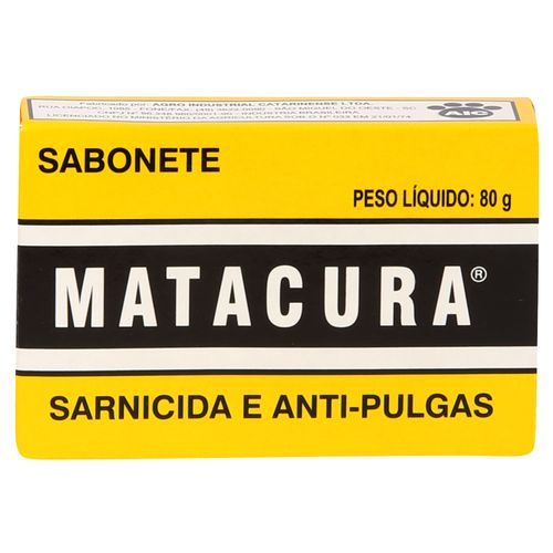 Sabonete Matacura Sarnicida e Antipulgas 80g Sabonete Matacura Sarnicida e Antipulgas 80g