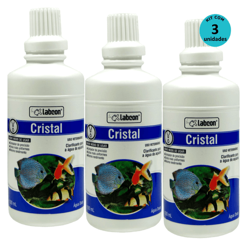 Kit Alcon Labcon Cristal 100ml - com 3 unidades