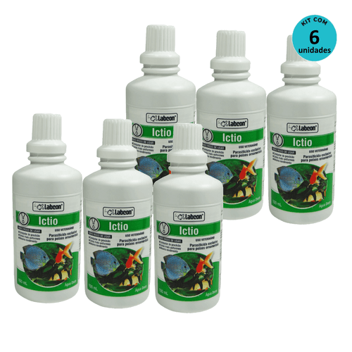 Kit Alcon Labcon Ictio 100ml - com 6 unidades Kit Alcon Labcon Ictio 100ml - com 6 unidades