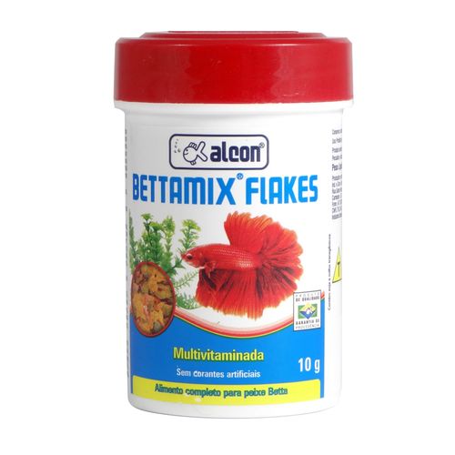 Ração Alcon Bettamix Flakes 10g Ração Alcon Bettamix Flakes 10g