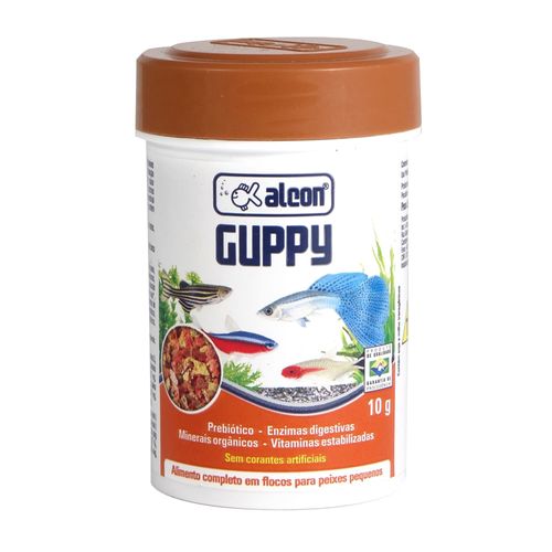 Ração Alcon Guppy Flocos 10g