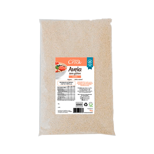 Farelo de Aveia Sem Glúten Leve Croc 1kg