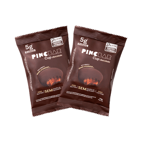 Kit 2X: Snack Proteico Chocolate Pinc Cup 24g Kit 2X: Snack Proteico Chocolate Pinc Cup 24g