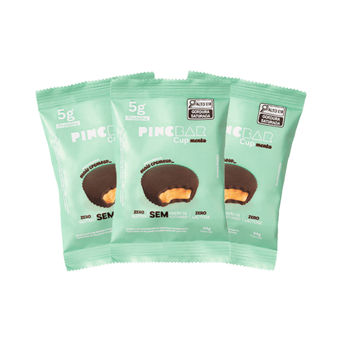Kit 3X: Snack Proteico Menta Pinc Cup 24g
