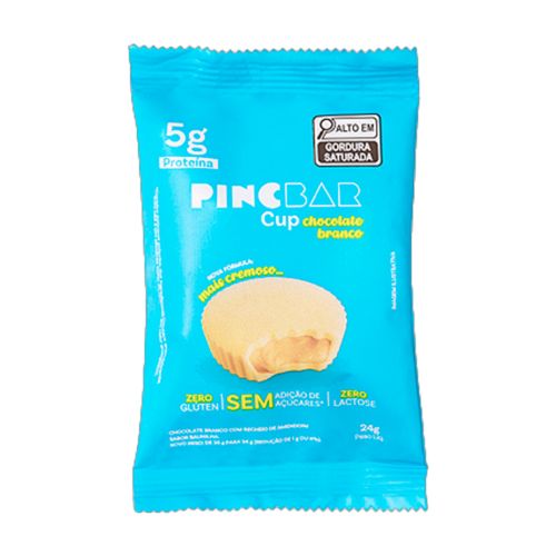Snack Proteico Chocolate Branco Pinc Cup 24g