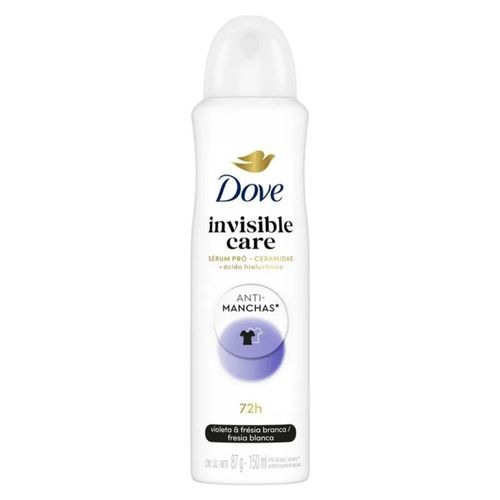 Kit c/2 Unidades de Desodorante Dove Aero Invisible Care 150ml Kit c/2 Unidades de Desodorante Dove Aero Invisible Dry 150ml