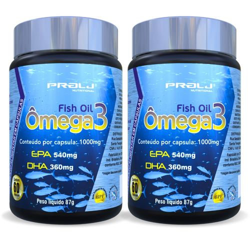 ÔMEGA 3 1000MG 60 CÁPS KIT 2