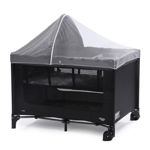 Berço Portátil Happy Preto Mescla - Cosco Kids