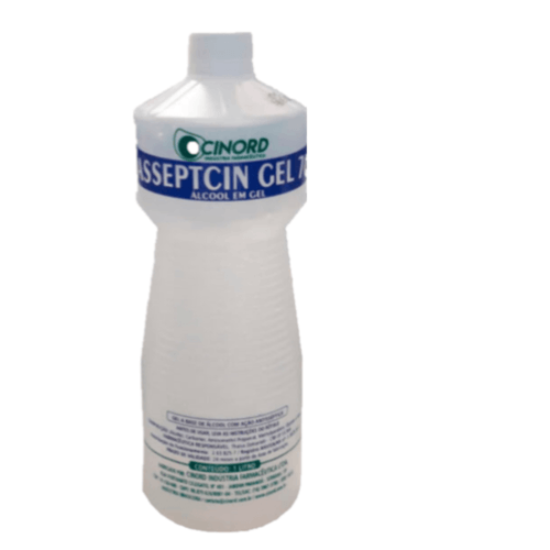 Álcool Gel 70% 1 Litro Unidade Álcool Gel 70% 1 Litro Unidade