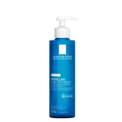 Gel Facial de Limpeza La Roche-Posay Effaclar Concentrado 300g 300g Gel Facial de Limpeza La Roche-Posay Effaclar Concentrado 300g 300g