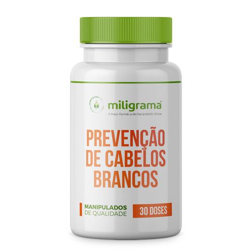 Prevenção de cabelos brancos 30 doses 30 Doses Prevenção de cabelos brancos 30 doses 30 Doses