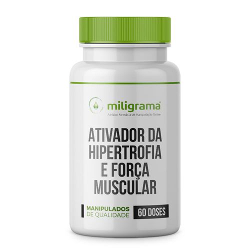 Ativador da hipertrofia e força muscular 60 doses Sem Sabor/Aroma 60 cápsulas Ativador da hipertrofia e força muscular 60 doses Sem Sabor/Aroma 60 cápsulas