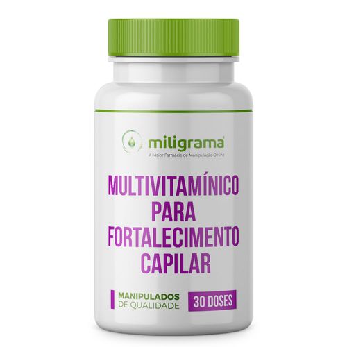 Multivitamínico para fortalecimento capilar 30 doses 30 Doses