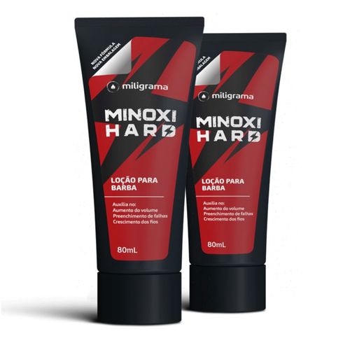 Kit Promocional 2 Minoxihard® Loção Barba 80ml 100ml 50g