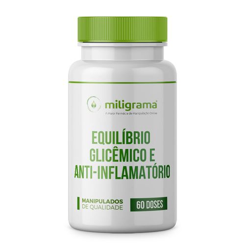 Equilíbrio Glicêmico e Anti-inflamatório 60 doses 60 Doses Equilíbrio Glicêmico e Anti-inflamatório 60 doses 60 Doses