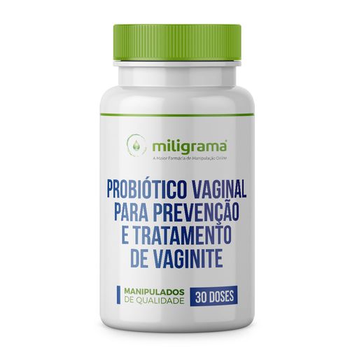 Probiótico vaginal para prevenção e tratamento de vaginite 30 doses