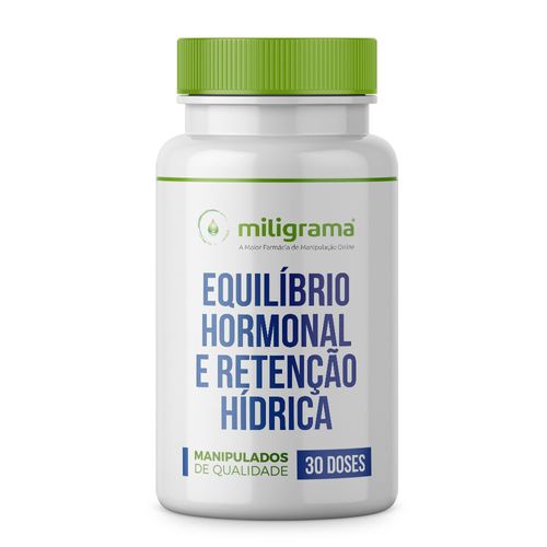 Equilíbrio hormonal e retenção hídrica 30 doses