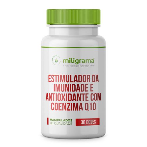 Estimulador da imunidade e antioxidante com Coenzima Q10 30 doses 30 Doses