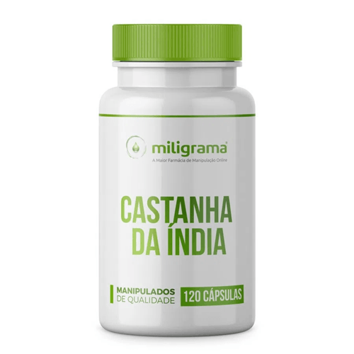 Castanha da Índia 500mg 120 Cápsulas