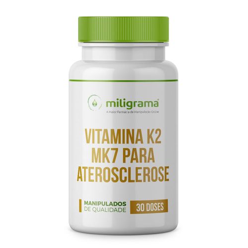 Vitamina K2 MK7 para aterosclerose 30 doses 30 Doses