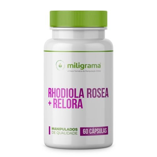 Estimulante Físico e Mental com Rhodiola e Relora 60 Cápsulas Estimulante Físico e Mental com Rhodiola e Relora 60 Cápsulas