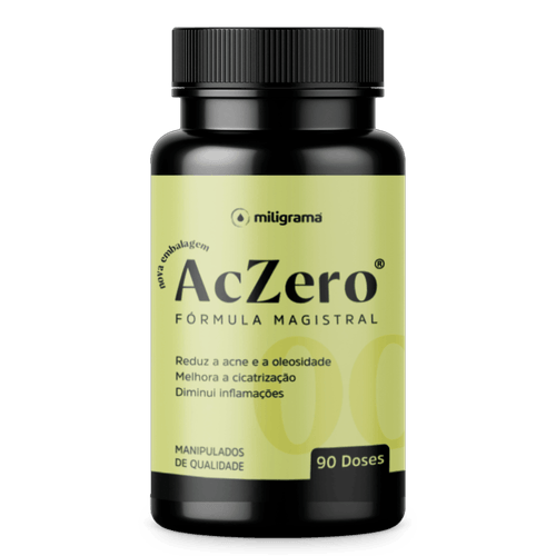 AcZero 90 Doses Sem Sabor/Aroma 90 Doses Branca/Transparente