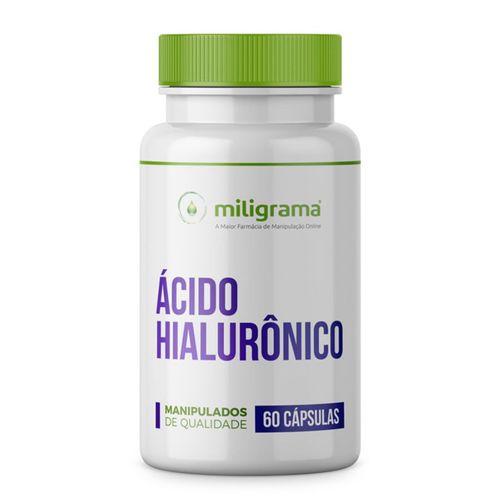 Ácido Hialurônico 50mg 60 Cápsulas