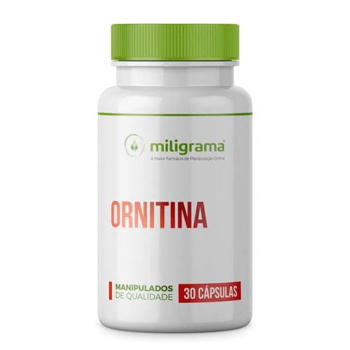 Ornitina 300mg 30 Cápsulas 30 Cápsulas