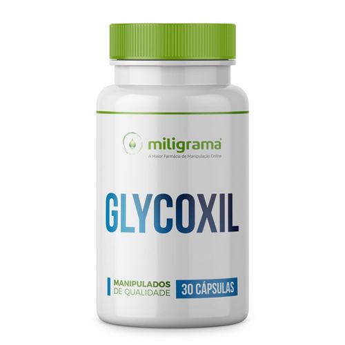 Glycoxil 300mg com Selo de Autenticidade 30 Cápsulas Glycoxil 300mg Antioxidante Potente para Proteger sua Pele 30 Cápsulas