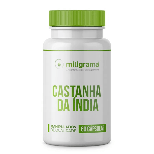 Castanha da Índia 500mg 60 Cápsulas