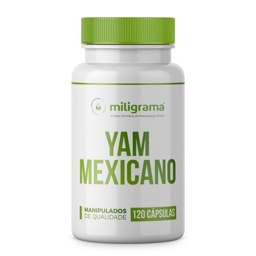 Yam Mexicano 500mg 120 Cápsulas Yam Mexicano 500mg 120 Cápsulas