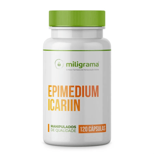 Epimedium Icariin 500mg 120 Cápsulas Poderoso Estimulante Sexual