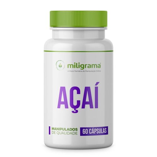 Açaí 500mg 60 Cápsulas 60 Cápsulas