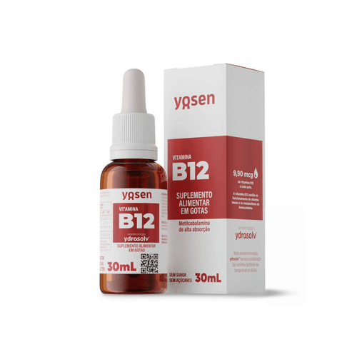 Ydrosolv Vitamina B12 em gotas 30 mL