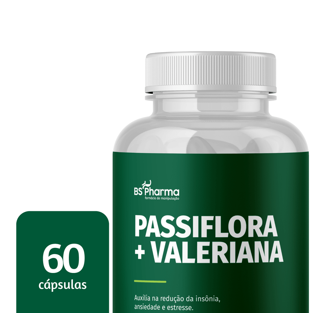 Passiflora 250 mg + Valeriana 50 mg - Drogarias Pacheco