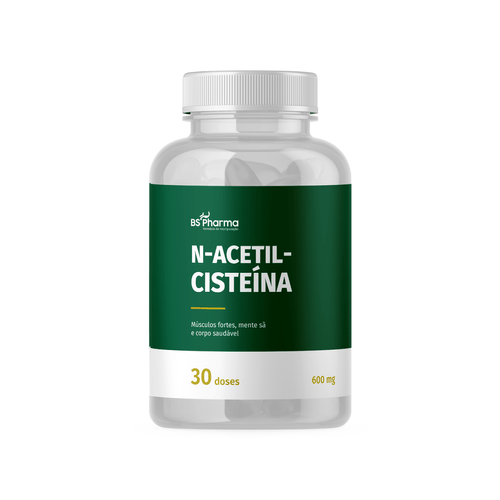 N Acetilcisteína (NAC) 600 mg 60 Cápsulas/30 doses 60 Cápsulas
