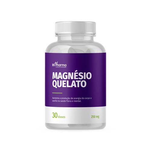 Magnésio Quelato 250 mg 30 Doses