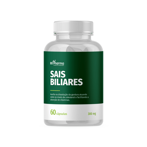 Sais Biliares 300 mg 60 Cápsulas Sais Biliares 300 mg 60 Cápsulas