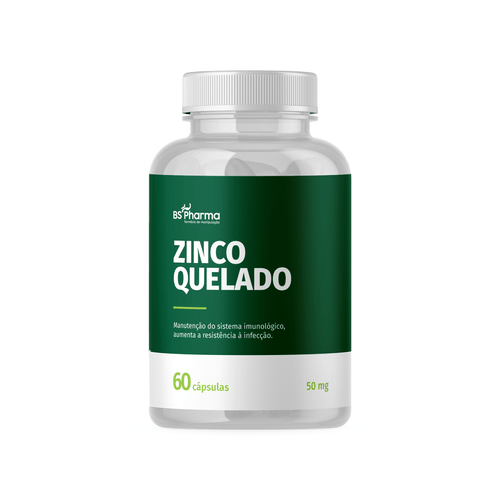 Zinco Quelado 50 mg 60 Cápsulas