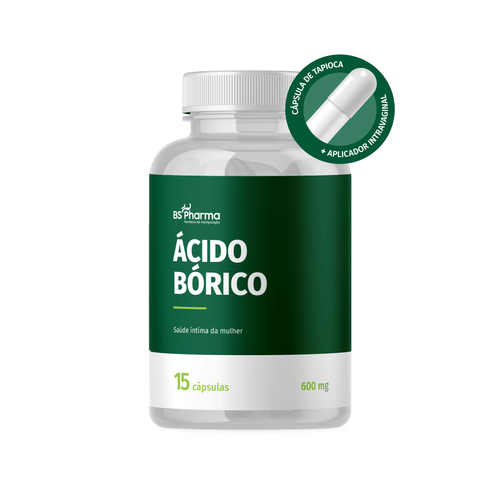 Ácido Bórico 600mg 15 Unidades Ácido Bórico 600mg 15 Unidades