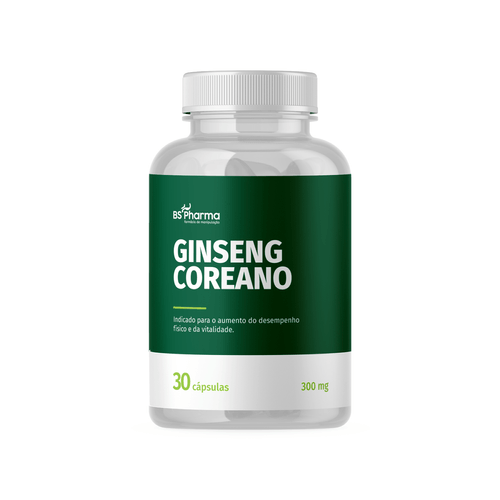 Ginseng Coreano (Panax ginseng) - 300mg 30 Cápsulas Ginseng Coreano (Panax ginseng) - 300mg 30 Cápsulas