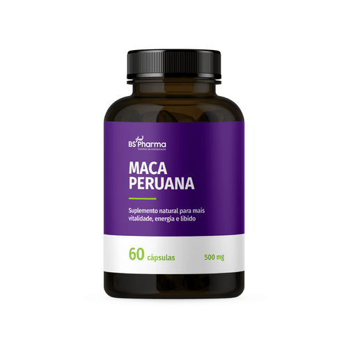 Maca Peruana - 500 mg 60 Cápsulas 60 Cápsulas Maca Peruana - 500 mg 60 Cápsulas 60 Cápsulas