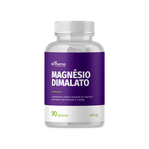 Magnésio Dimalato 400mg 90 Cápsulas
