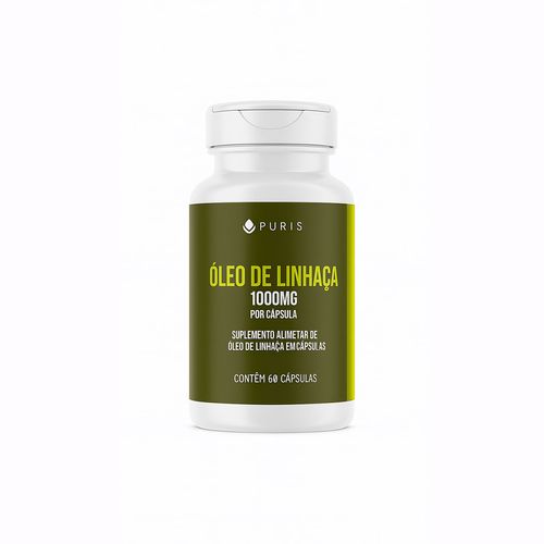 Oleo de Linhaça 1000 mg 60 Cápsulas